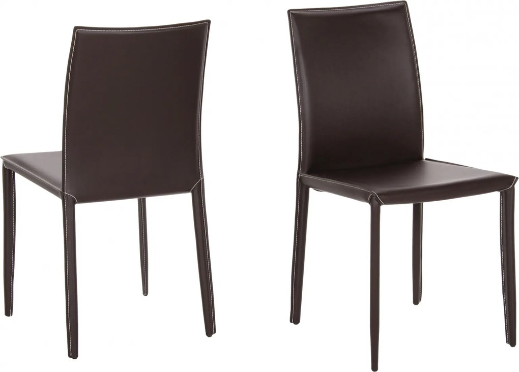 Bighome - Jedálenská stolička ANDREW, hnedá