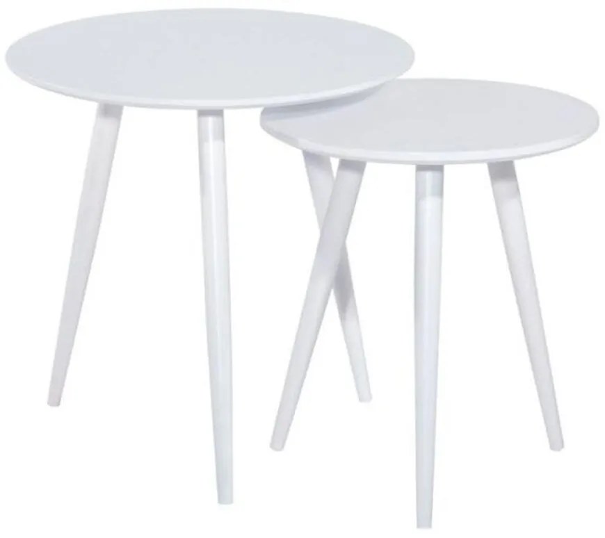 Súprava stolíkov Reda biela