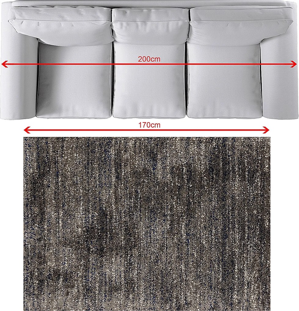 Koberec Royal Nomadic Living dark grey/sailor blue 120x170cm