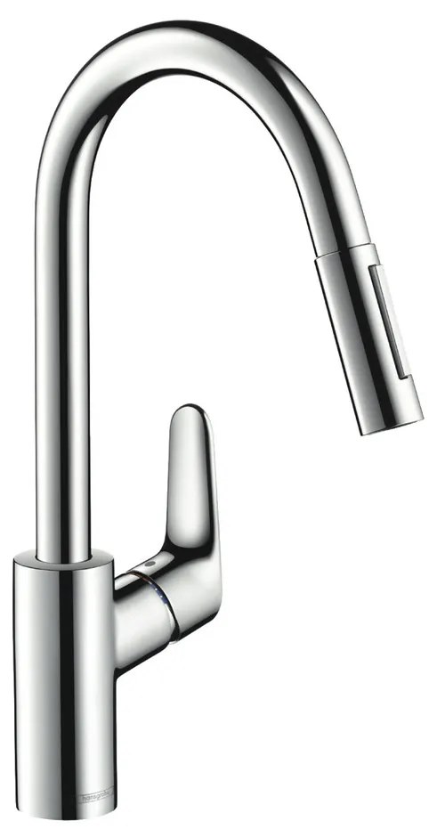 Hansgrohe Focus M41, páková drezová batéria 240, s vyťahovacou spŕškou, chrómová, HAN-31815000