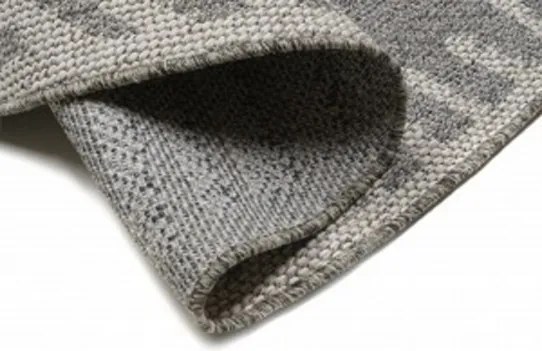 Koberec ARRUBA 4902 sivý kruh