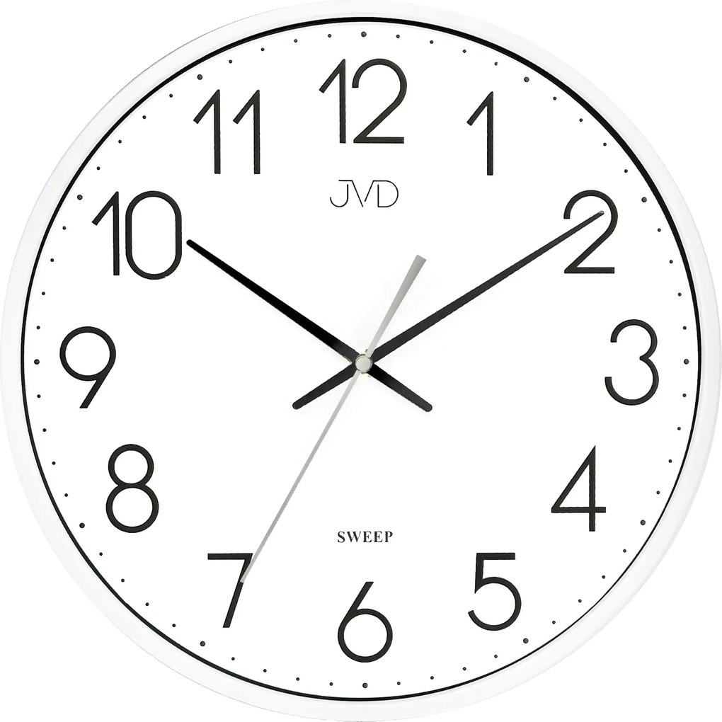 Nástenné hodiny JVD HX8016.1 – moderné hodiny 30 cm s tichým chodom