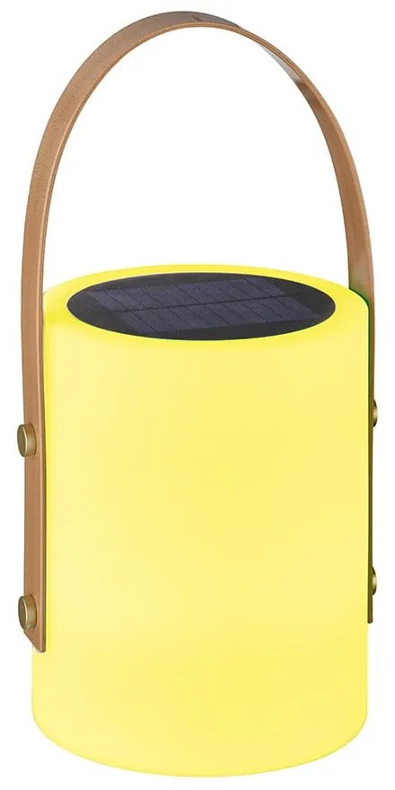 Bielo-hnedá LED stolová lampa (výška 34 cm) Bari – Fischer &amp; Honsel