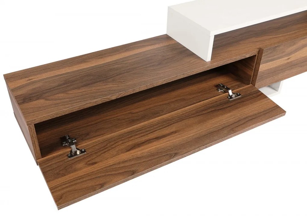Obývacia stena Nirvana teak/biela