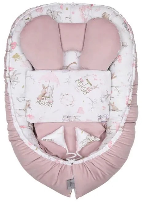 Hniezdočko s perinkou pre bábätko Velvet Belisima Just Love