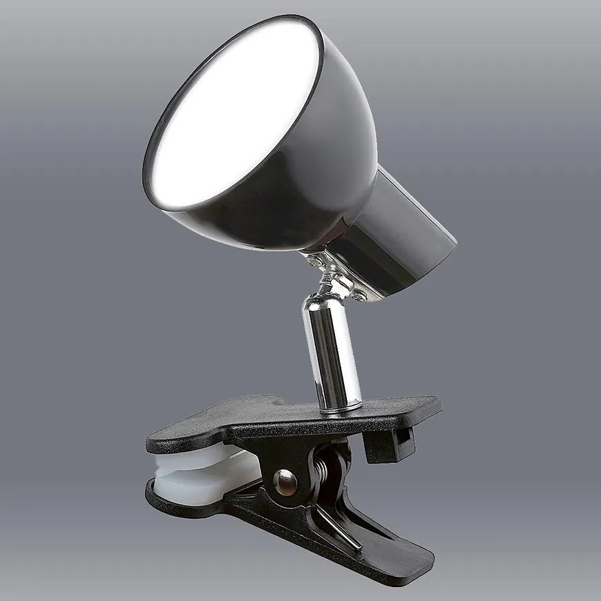 Lampa s klipom LED Noah 1478 čierna 5W LB
