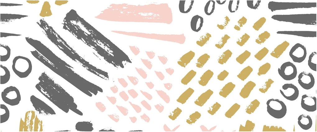 Obraz - Abstraktné ťahy (120x50 cm)
