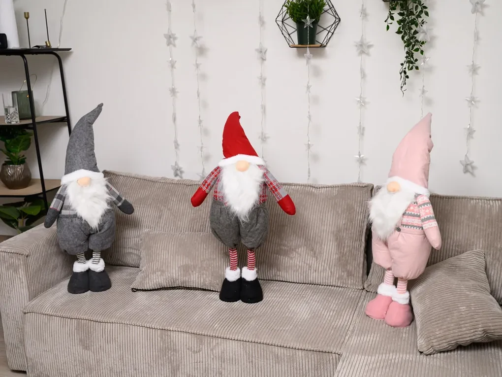 Dekoratívny trpaslík GNOME 90 cm, ružový