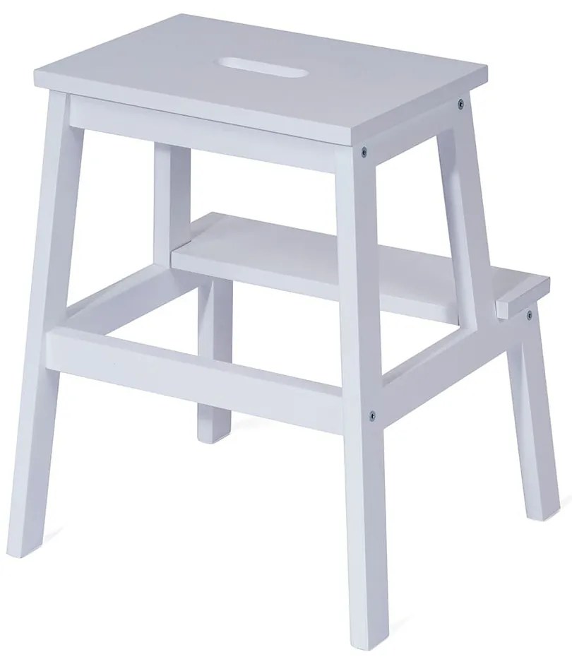 Biela stolička z kaučukového dreva Corg - Bonami Selection