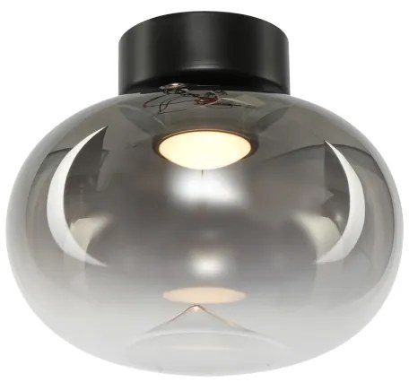 LED Stropné svietidlo VASO LED/4W/230V pr. 18 cm čierna/dymová