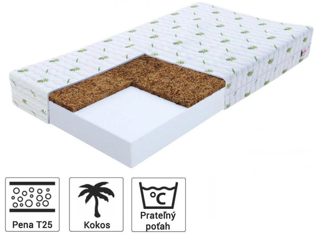 Wilsondo Karmel 10 matrac s kokosom 180x90