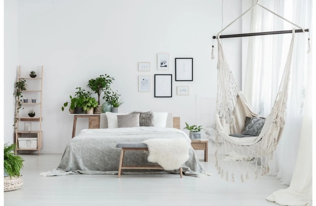 Bestent Záhradné hojdacie kreslo Silver Monaco Summer
