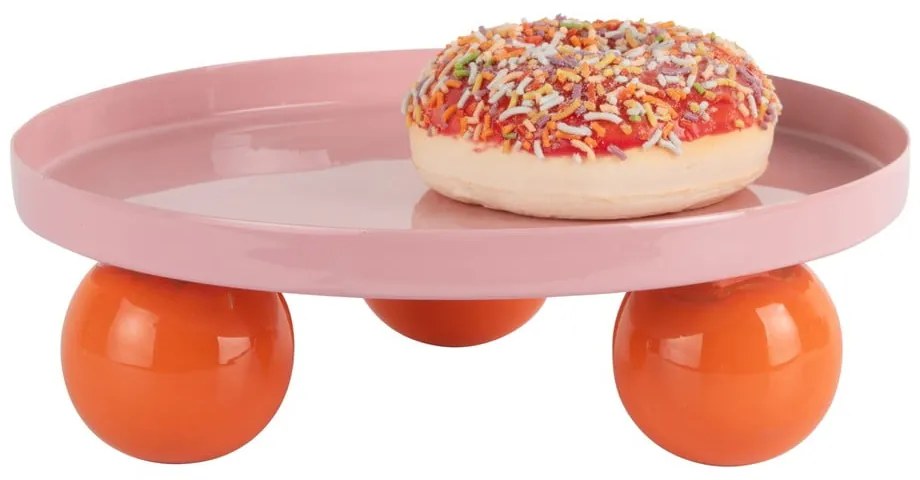 Kovová dekoratívna tácka ø 20 cm Double Funky – PT LIVING