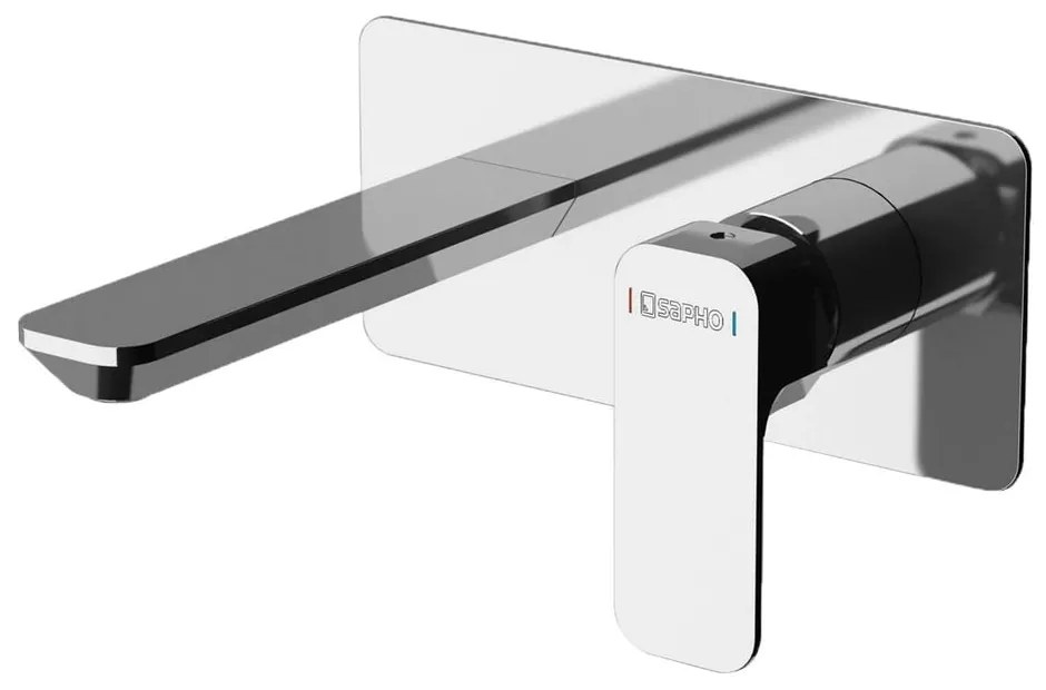 Podomietková umývadlová batéria v lesklej striebornej farbe (1 výstup) Spy – Sapho