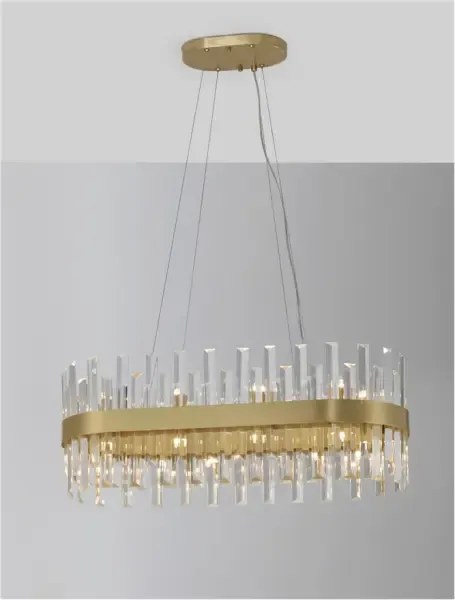 Luxusný luster Crown 80 zlaté