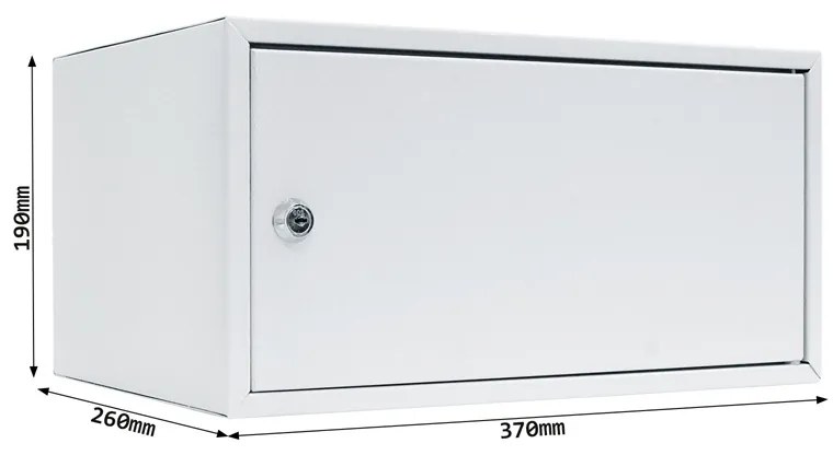 Nábytkový trezor HOME CASE 3, 190 x 370 x 260 mm, mechanický - na kľúč