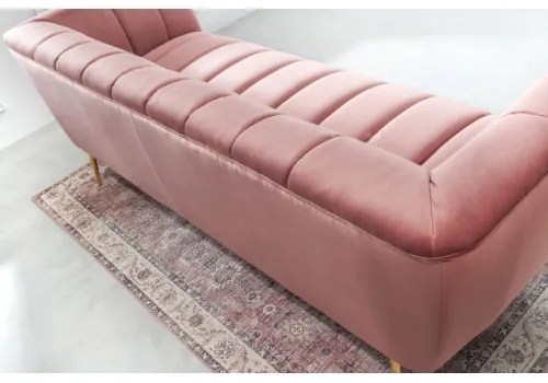 Sedacia súprava 43264 225cm Noblesse Zamat Starorúžová  - Komfort-nábytok
