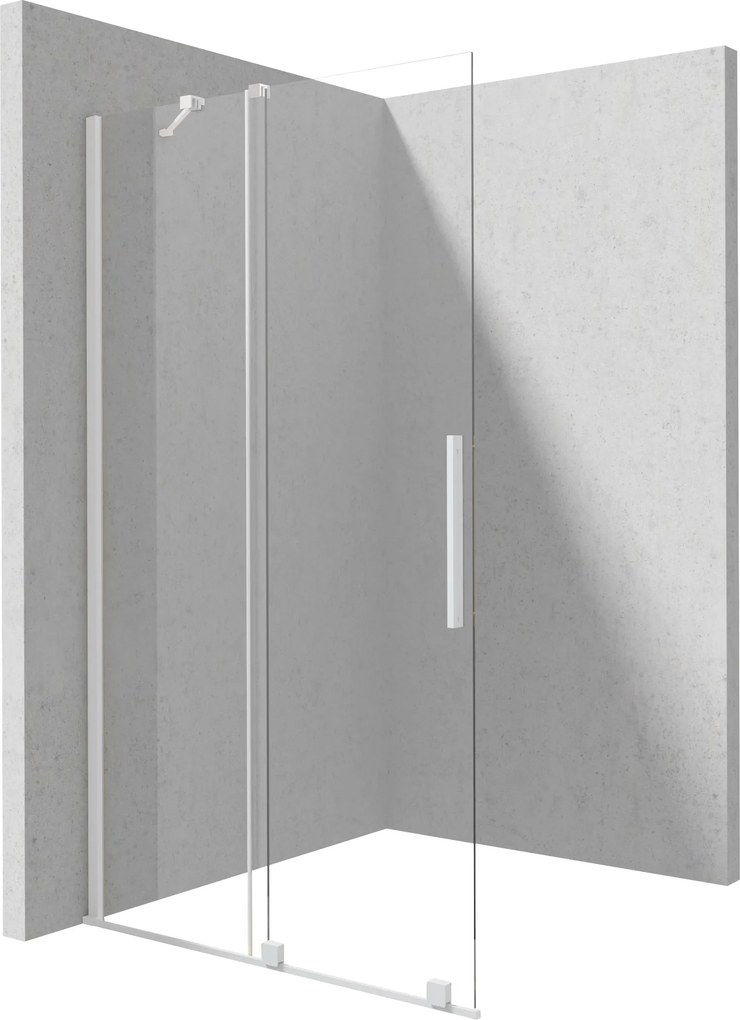 Deante Sprchová zástena Walk-in Prizma, posuvná - KTJ A32R 120 cm, biela - bez vaničky