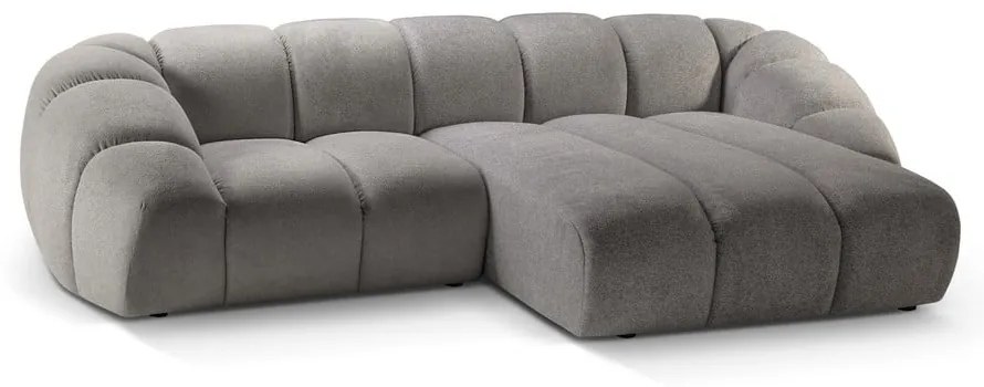 Svetlosivá rohová pohovka (pravý roh) Diana – Micadoni