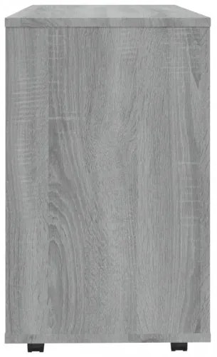 vidaXL Príručný stolík sivý dub sonoma 70x35x55 cm spracované drevo-