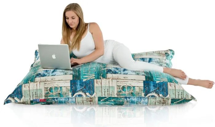 Sedací vak Hampton – veľký vankúš na sedenie a ležanie (XL/XXL) Veľkosť: XXL