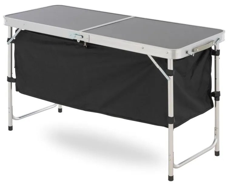Divero 73139 Multifunkčný skladací kempingový stôl - 2 úložné boxy
