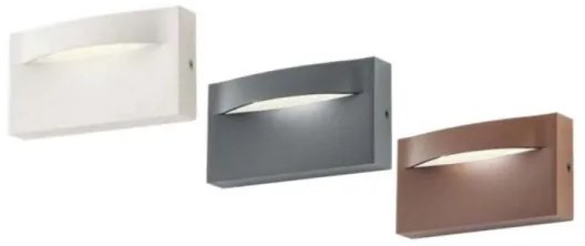 Redo 90425 - LED Vonkajšie nástenné svietidlo POLIFEMO LED/8W/230V IP65 biela