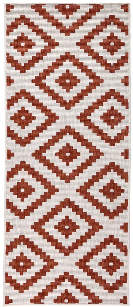 Kusový koberec Twin-Wendeteppiche 103130 terra creme – na von aj na doma, 120x170, oranžová, chodba / predsieň, Hanse Home