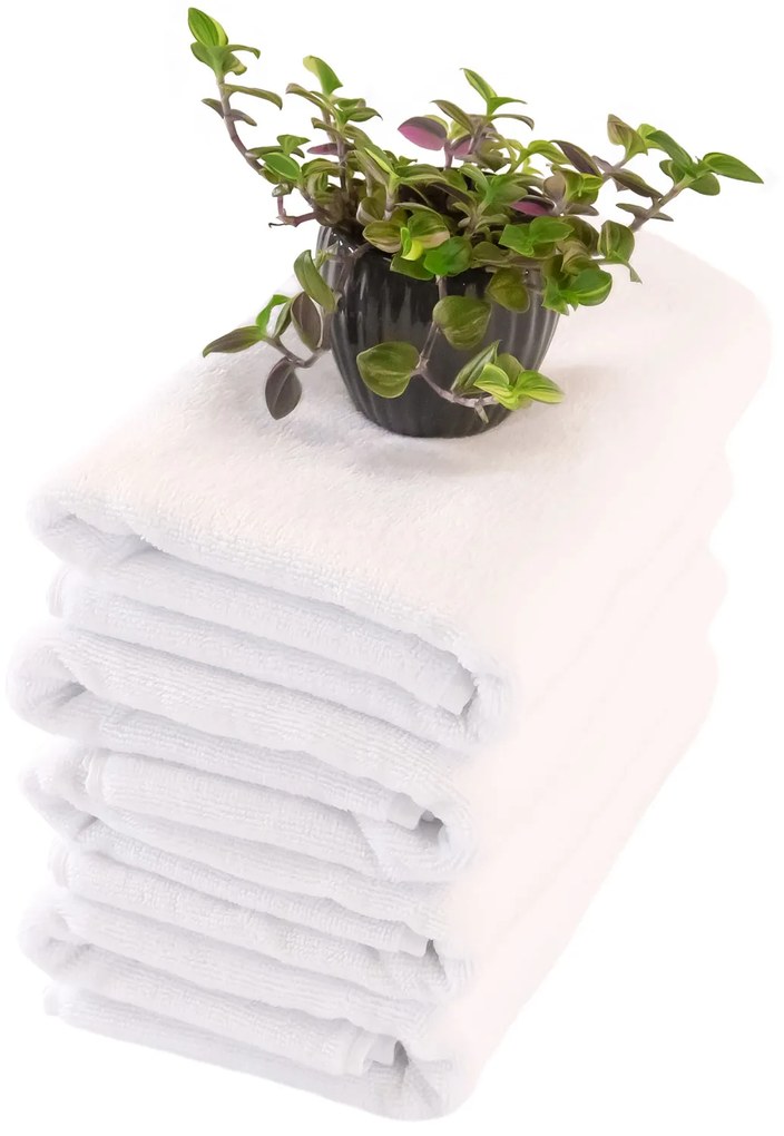 FROTÉ UTERÁK SMOOTH 70x140 CM BIELA