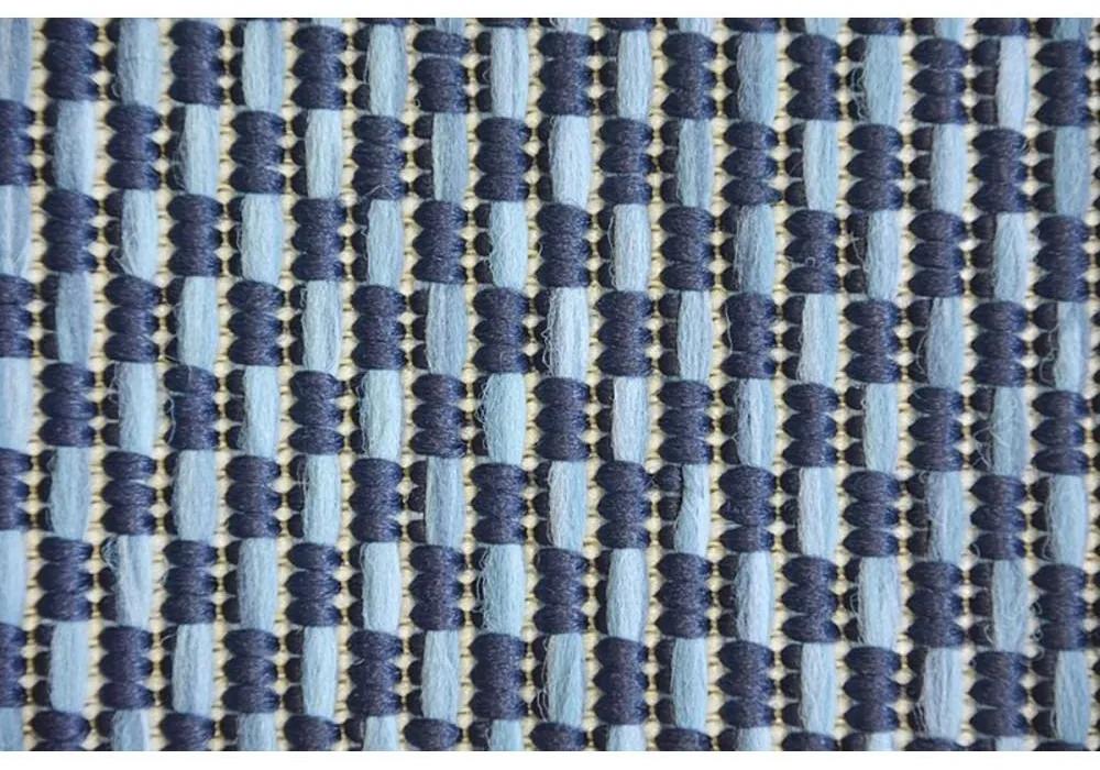 Kusový koberec Pásy modrý 200x290cm