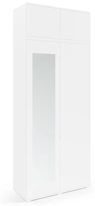Skriňa s nástavcom a zrkadlom Theo 90 cm