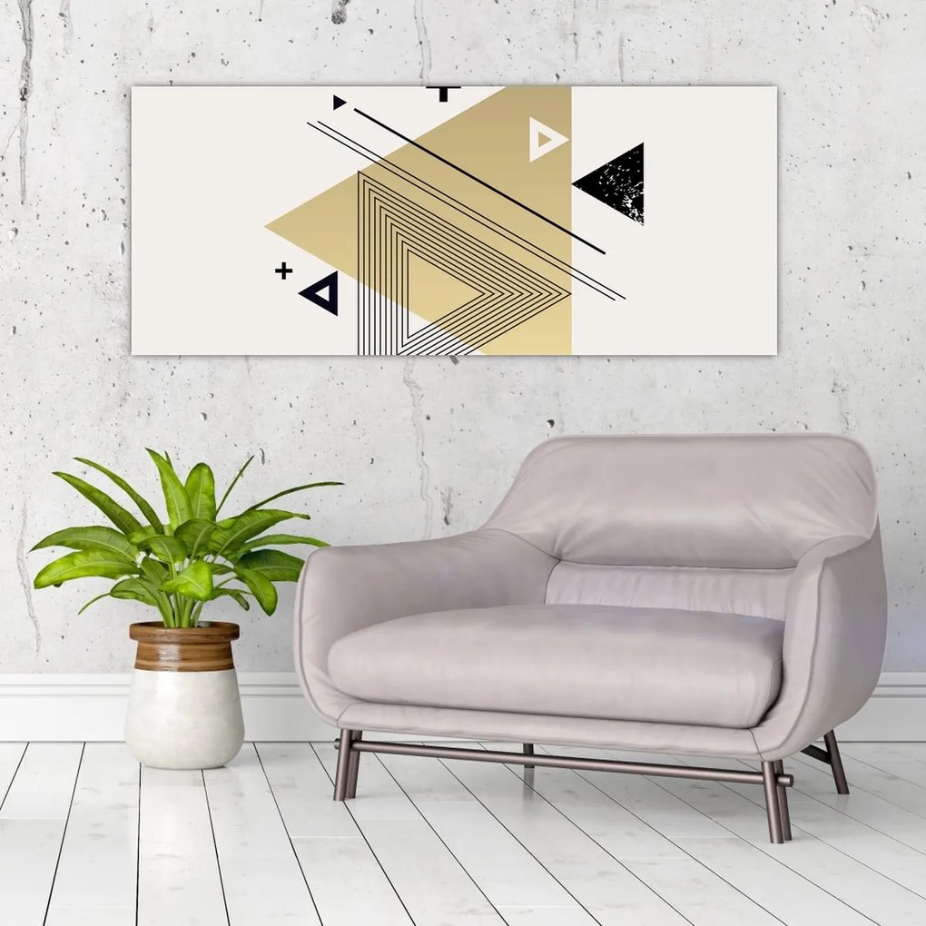 Obraz - Geometrické tvary N⁰4 (120x50 cm)