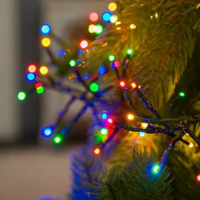 Vianočné svetielka vonkajšie FLASH multicolor 500 LED