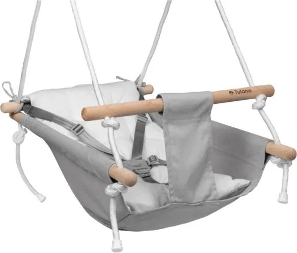 Detská hojdačka 3v1 Hop 40 sivá / biela