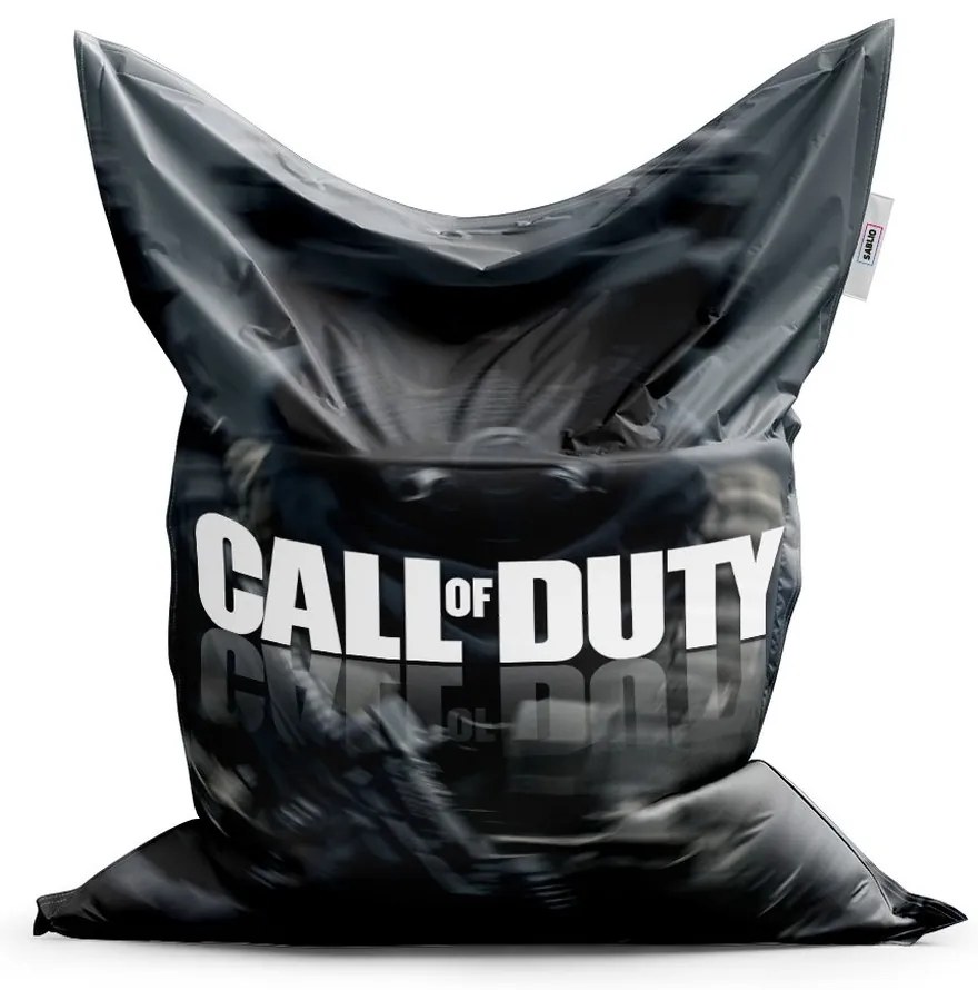 Sedací vak Classic Call Of Duty vojak - detský, čierna