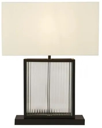 Searchlight EU54210BK - Stolná lampa CLARENDON 1xE27/60W/230V čierna