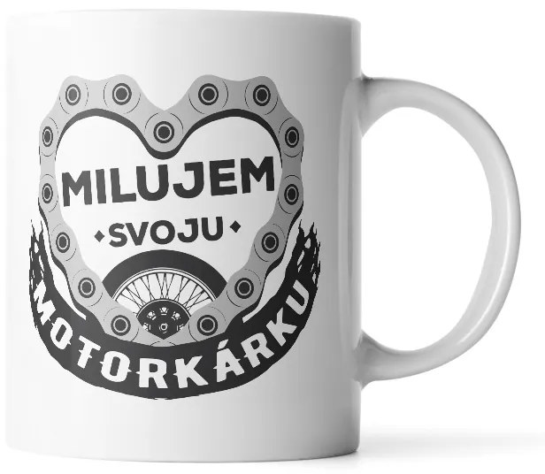 Sablio Hrnek Miluji svou motorkářku - 890 ml - XXL
