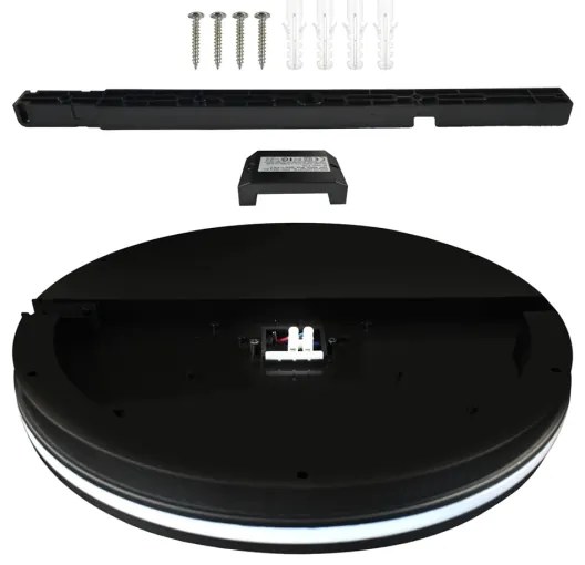 LED Vonkajšie stropné svietidlo MARLON LED/48W/230V 4000K IP54 čierna