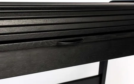 ZUIVER BARBIER BLACK pracovný stôl