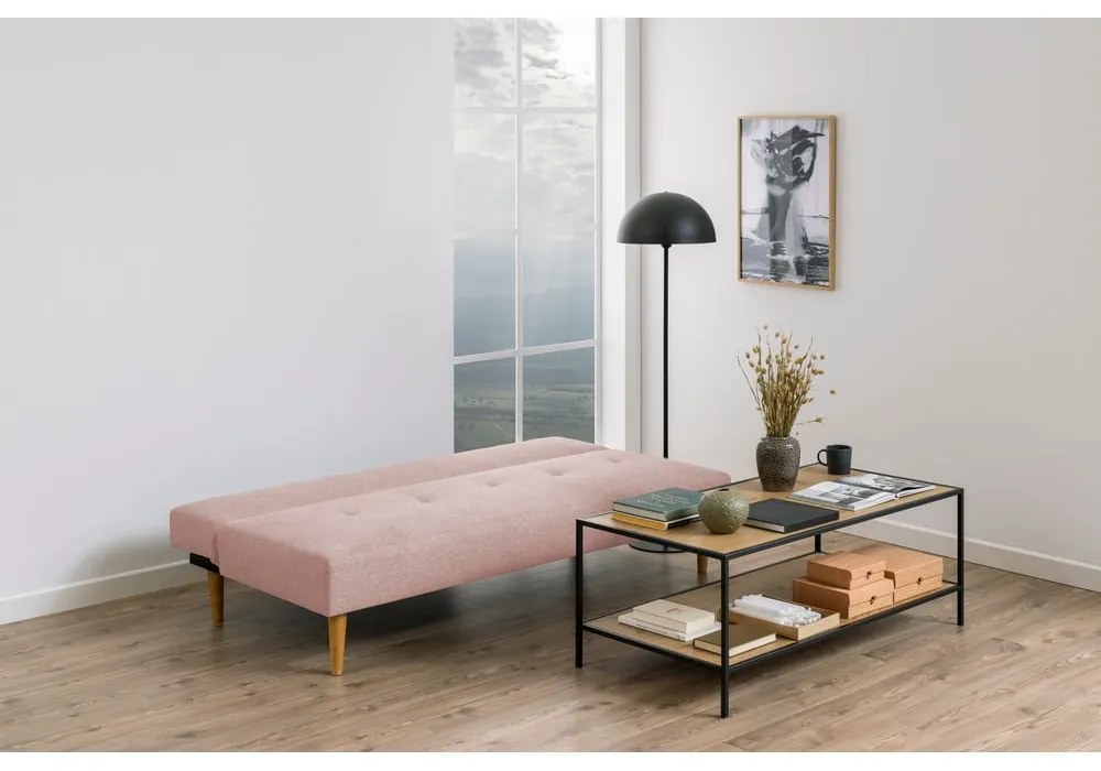 Ružová rozkladacia pohovka 180 cm Matylda – Bonami Essentials