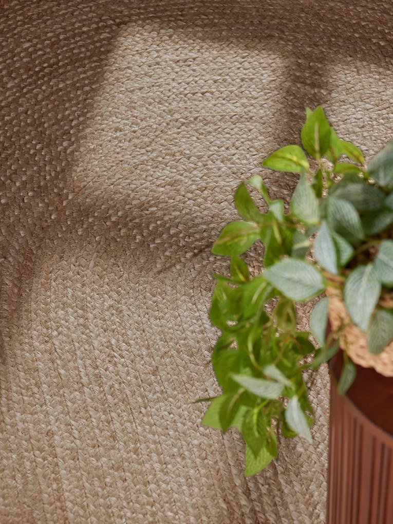 Hanse Home, Kusový koberec Jute Braided 106006 Grey Brown ovál, 160x230 ovál, hnedá, chodba / predsieň