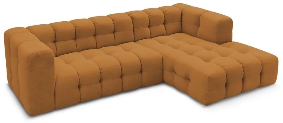 Okrovožltá rohová pohovka (pravý roh) Cloud – Bobochic Paris