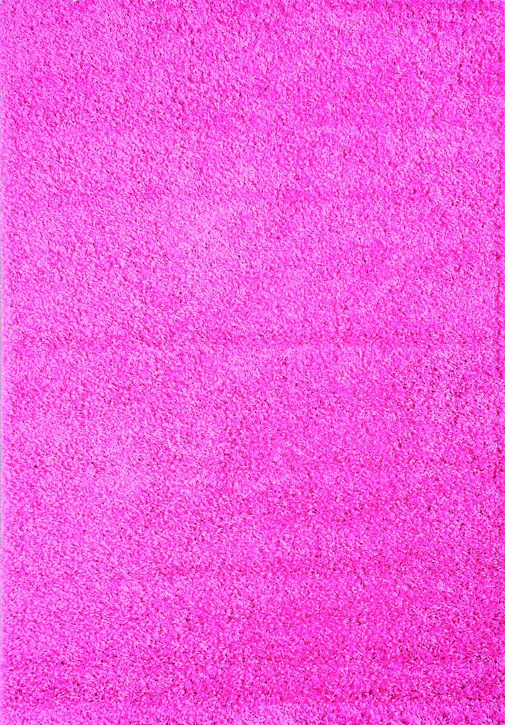 Kusový koberec Efor Shaggy 7182 Pink - 60x115 cm
