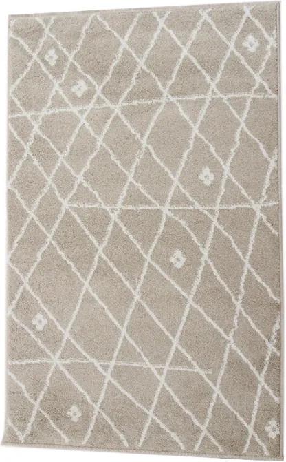TEMPO KONDELA Tyron koberec 67x120 cm béžová / biela