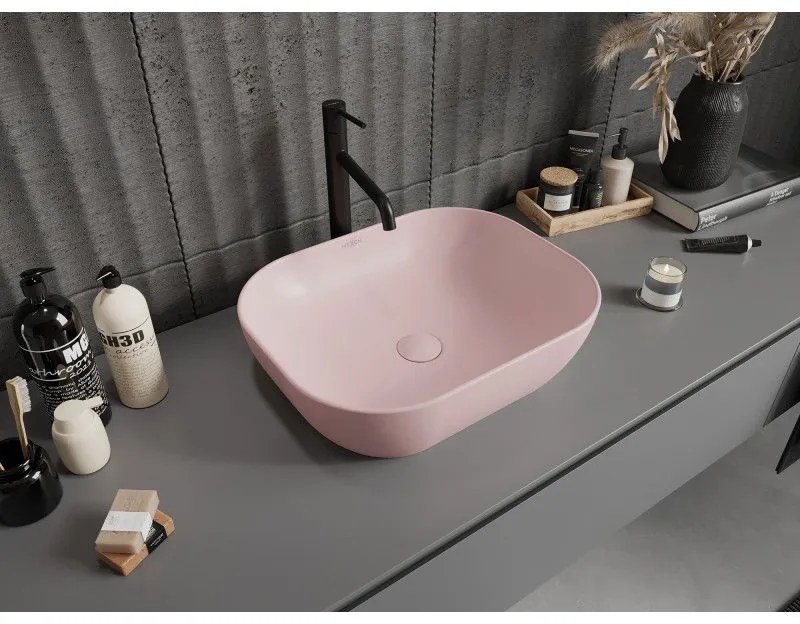 Mexen ROSA umývadlo, 50x40 cm, ružová, 21095044