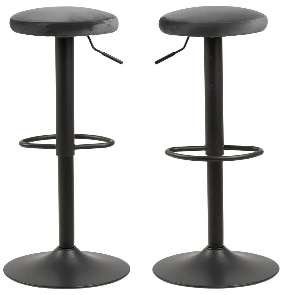 Sivá barová stolička 82 cm Finch – Actona