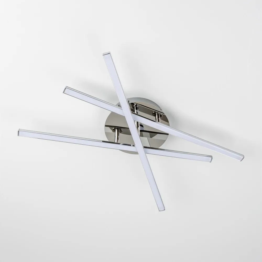 LED Stropné svietidlo 3xLED/3W/230V lesklý chróm