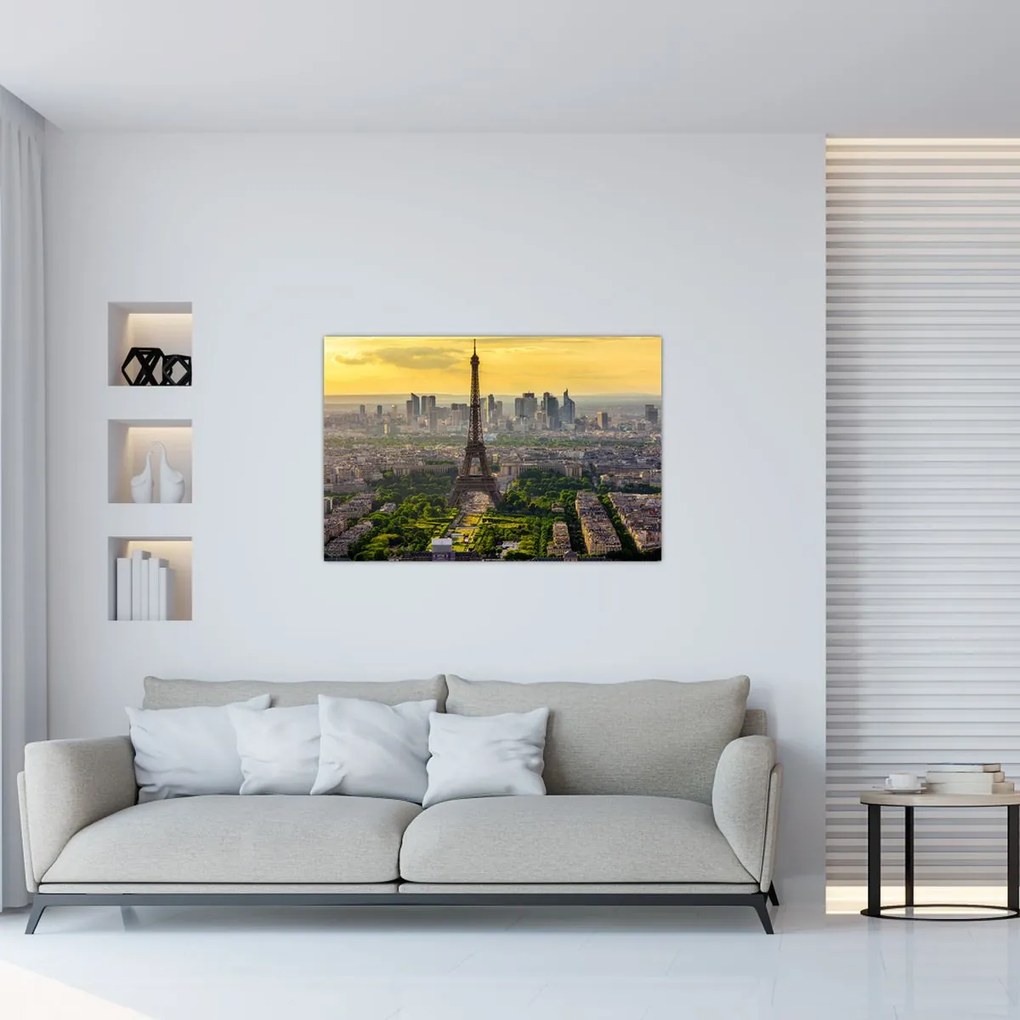 Obraz - Panoráma Paríža (90x60 cm)