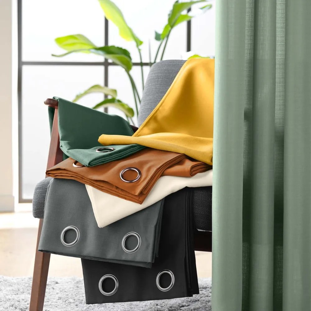 Hnedý záves 140x280 cm Soline – douceur d'intérieur