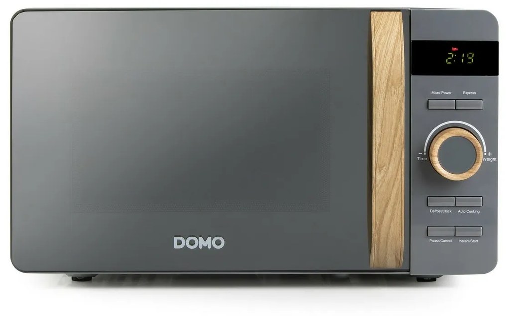 DOMO DO3420 mikrovlnná rúra WOOD YOU, sivá